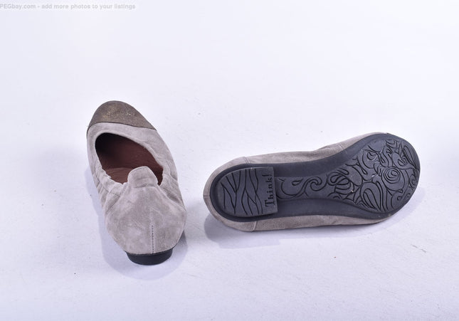 Think Damen Halbschuhe Slipper Ballerinas EUR 38,5 Nr. 25-P 1167-SchuhGebraucht