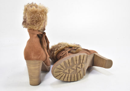 Caprice Damen Stiefelette Boots UK 4,5 Nr. 23-B 36-Schuh-Gebraucht-secondhand