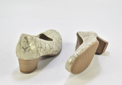 Rebecca von Lengfeld Damen Pumps High Heels UK 3,5 Nr. 24-T 2640-Schuh-Gebraucht-secondhand