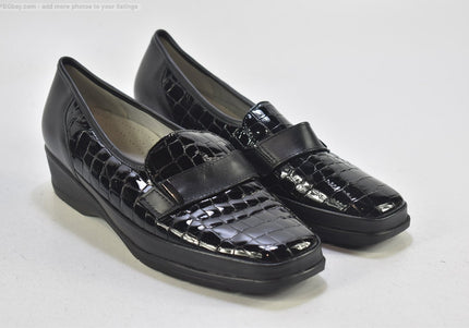 Waldläufer Damen Halbschuhe Slipper Ballerinas UK 7 Nr. 25-F 2537-Schuh-Gebraucht-secondhand