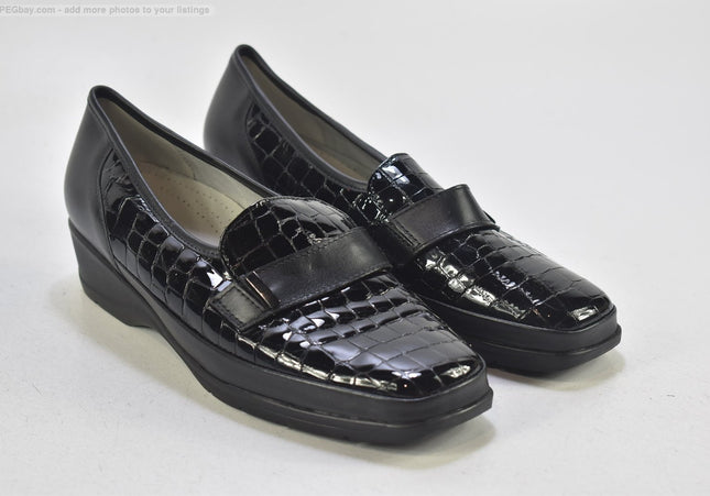 Waldläufer Damen Halbschuhe Slipper Ballerinas UK 7 Nr. 25-F 2537-Schuh-Gebraucht-secondhand