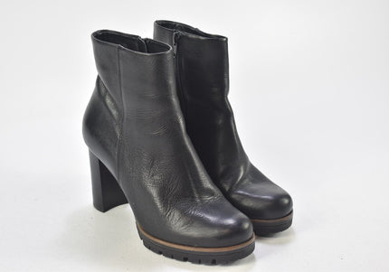 Högl Damen Stiefelette Boots UK 4 Nr. 24-B 530-Schuh-Gebraucht-secondhand