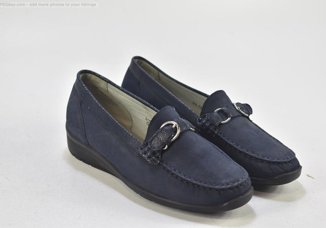 Waldläufer Damen Halbschuhe Slipper Ballerinas UK 4 Nr. 25-J 2784-Schuh-Gebraucht-secondhand