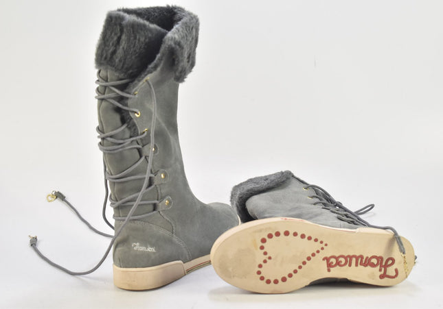 Horucci Damen Stiefel Stiefelette Boots EUR 37 Nr. 24-B 4326-Schuh-Gebraucht-secondhand