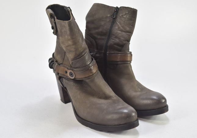 Pakros Damen Stiefelette Boots EUR 40 Nr. 24-B 3707-Schuh-Gebraucht-secondhand