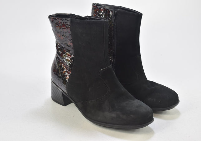 Waldläufer Damen Stiefelette Boots UK 4,5 Nr. 24-B 879-Schuh-Gebraucht-secondhand