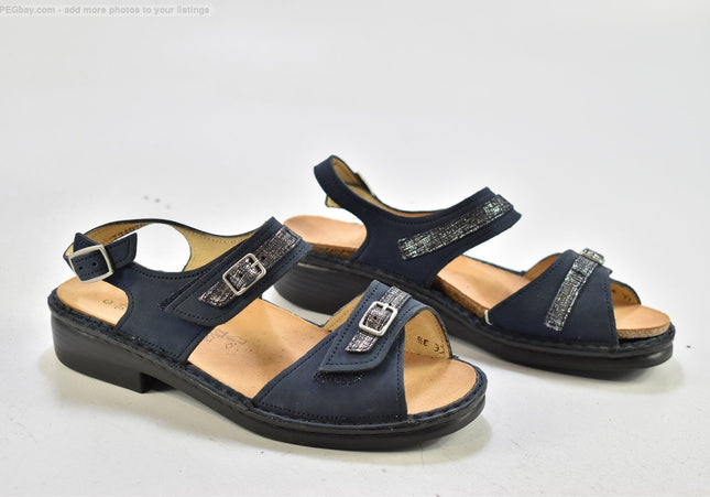 Finn Comfort Damen Sandale Sandalette UK 3,5 Nr. 25-S 1525-Schuh-Gebraucht-secondhand