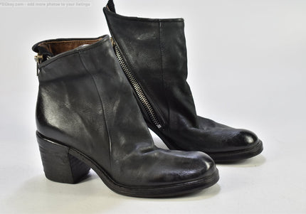 AS98 Airstep Damen Stiefelette Boots EUR 39 Nr. 25-B 555-second hand-gebrauchte Schuhe-SchuhGebraucht