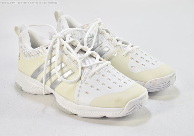 Adidas Barricade Herren Sportschuhe Sneaker EUR 42 2/3 Nr. 25-T 896-gebrauchte schuhe-second hand-SchuhGebraucht
