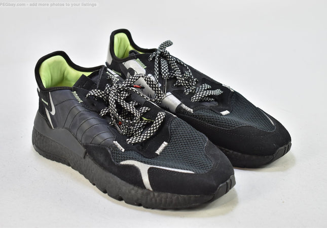 Adidas Nite Jogger Herren Sportschuhe Sneaker EUR 44 Nr. 25-T 912-gebrauchte schuhe-second hand-SchuhGebraucht