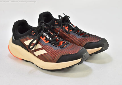 Adidas Terrex Herren Wanderschuhe Trekking EUR 41 1/3 Nr. 25-V 256-second hand-gebrauchte Schuhe-SchuhGebraucht