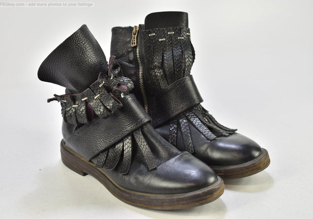 Airstep AS98 Damen Stiefelette Boots EUR 40 Nr. 25-B 785-gebrauchte schuhe-second hand-SchuhGebraucht