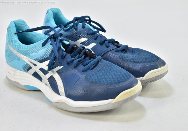 Asics Gel Tactic Herren Sportschuhe Sneaker EUR 44,5 Nr. 25-T 874-gebrauchte schuhe-second hand-SchuhGebraucht