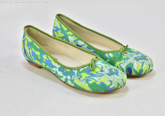 Baldinini Damen Halbschuhe Slipper Ballerinas EUR 37,5 Nr. 25-U 2142