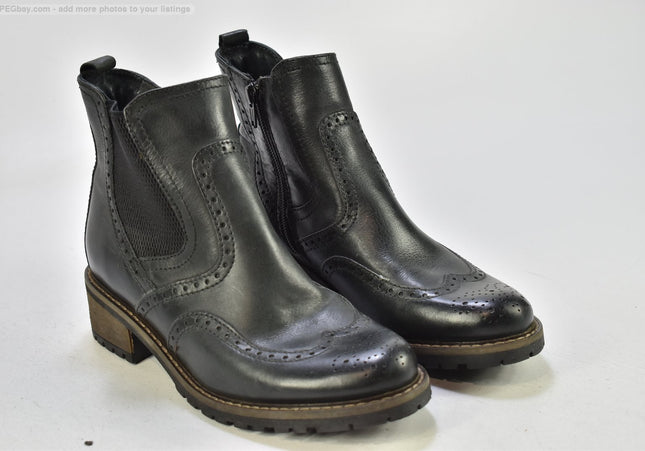 Blue Cox Damen Stiefelette Boots EUR 38 Nr. 25-B 730-gebrauchte schuhe-second hand-SchuhGebraucht
