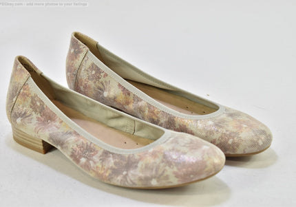 Caprice Damen Halbschuhe Slipper Ballerinas UK 7,5 Nr. 25-T 731-gebrauchte schuhe-second hand-SchuhGebraucht