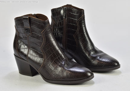 Caprice Damen Stiefelette Boots EUR 38 Nr. 25-B 575-second hand-gebrauchte Schuhe-SchuhGebraucht