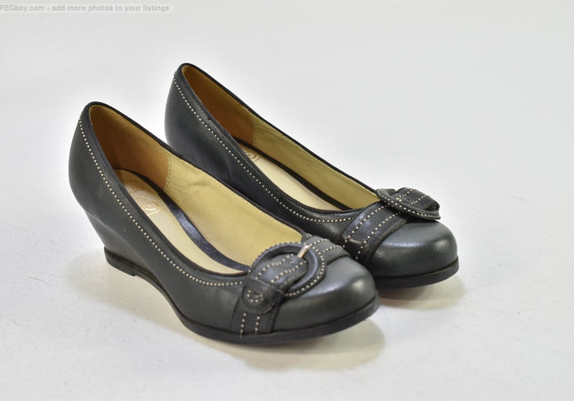 Clarks Damen Pumps High Heels UK 3 Nr. 25-T 973-gebrauchte schuhe-second hand-SchuhGebraucht