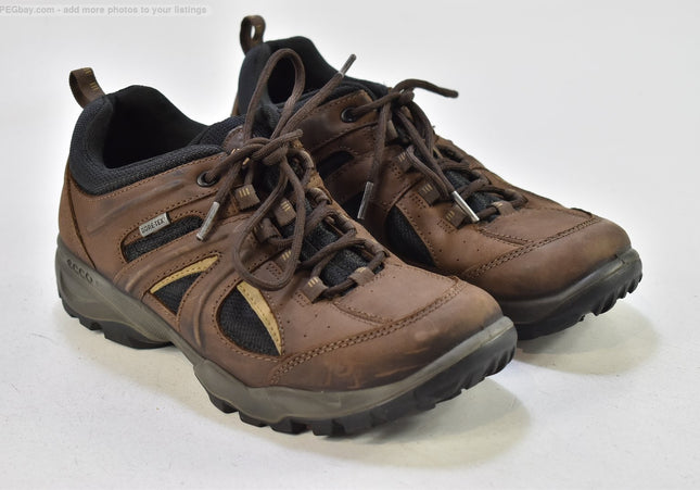 Ecco GTX Herren Wanderschuhe Trekking EUR 40 Nr. 25-T 942-gebrauchte schuhe-second hand-SchuhGebraucht