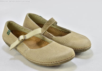 El Naturalista Damen Halbschuhe Slipper Ballerinas EUR 40 Nr. 25-T 751-gebrauchte schuhe-second hand-SchuhGebraucht