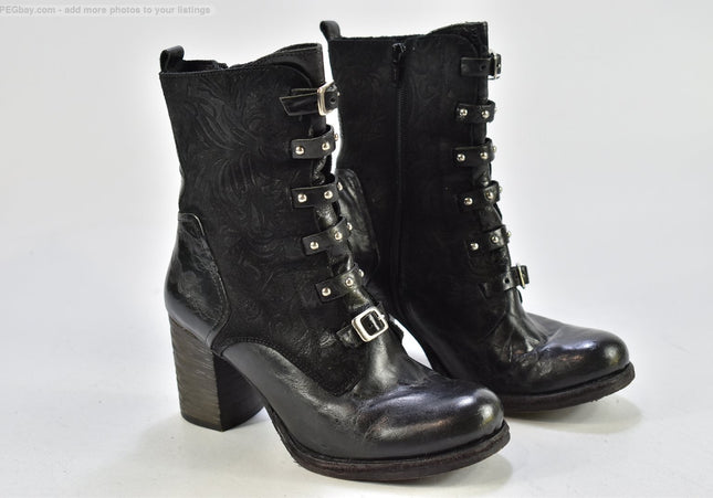 Felmini Damen Stiefelette Boots EUR 37 Nr. 25-B 570-second hand-gebrauchte Schuhe-SchuhGebraucht