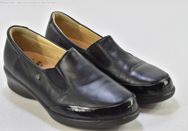 Finn Comfort Damen Halbschuhe Slipper Ballerinas UK 7,5 Nr. 25-T 717-gebrauchte schuhe-second hand-SchuhGebraucht