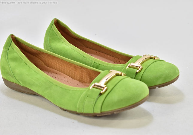 Gabor Damen Halbschuhe Slipper Ballerinas UK 8 Nr. 25-T 756-gebrauchte schuhe-second hand-SchuhGebraucht