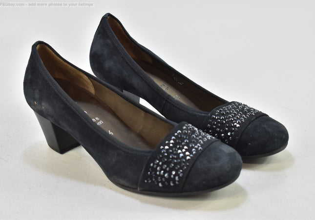 Gabor Damen Pumps High Heels UK 5,5 Nr. 25-T 991-gebrauchte schuhe-second hand-SchuhGebraucht