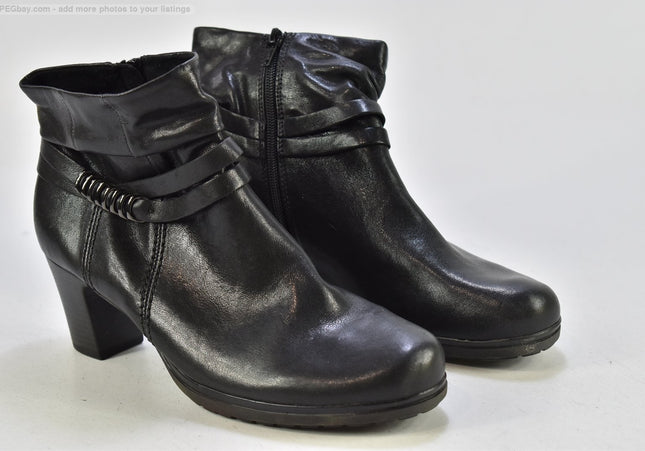 Gabor Damen Stiefelette Boots UK 7,5 Nr. 25-B 576-second hand-gebrauchte Schuhe-SchuhGebraucht