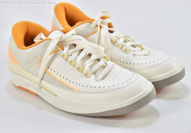 Jordan 2 Low Melon Tint Herren Sportschuhe Sneaker EUR 43 Nr. 25-V 230-second hand-gebrauchte Schuhe-SchuhGebraucht