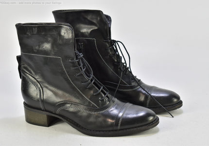 Kämpgen Damen Stiefelette Boots EUR 38 Nr. 25-B 593-second hand-gebrauchte Schuhe-SchuhGebraucht