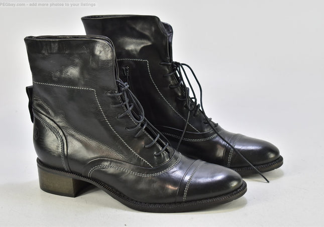 Kämpgen Damen Stiefelette Boots EUR 38 Nr. 25-B 593-second hand-gebrauchte Schuhe-SchuhGebraucht