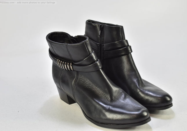 Klondike Damen Stiefelette Boots EUR 38 Nr. 25-B 758-gebrauchte schuhe-second hand-SchuhGebraucht