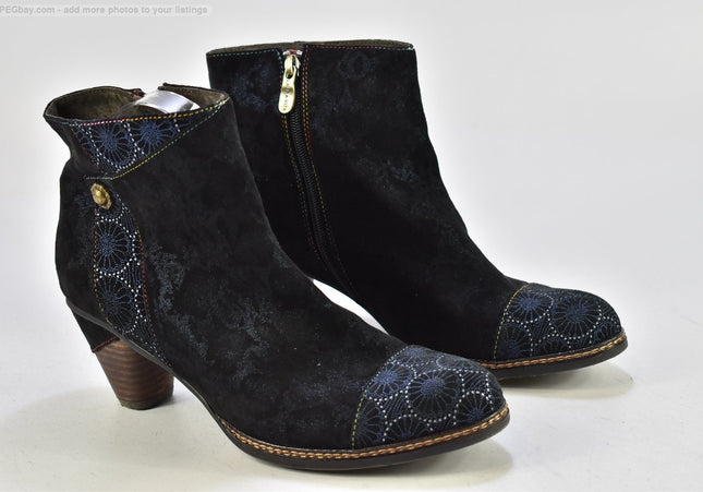 Laura Vita Damen Stiefelette Boots EUR 42 Nr. 25-B 558-second hand-gebrauchte Schuhe-SchuhGebraucht