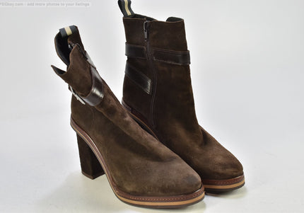 Marc O´Polo Damen Stiefelette Boots UK 4,5 Nr. 25-B 715-gebrauchte schuhe-second hand-SchuhGebraucht