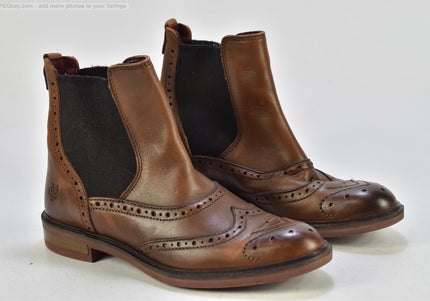 Marc O´Polo Damen Stiefelette Boots UK 5 Nr. 25-B 596-second hand-gebrauchte Schuhe-SchuhGebraucht