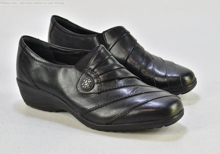 Medicus Damen Halbschuhe Slipper Ballerinas UK 7 Nr. 25-U 1420 - Schuh-Gebraucht - Second-hand - gebrauchte Schuhe