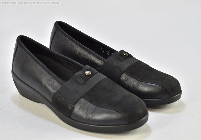 Meisi Damen Halbschuhe Slipper Ballerinas UK 7 Nr. 25-U 2489