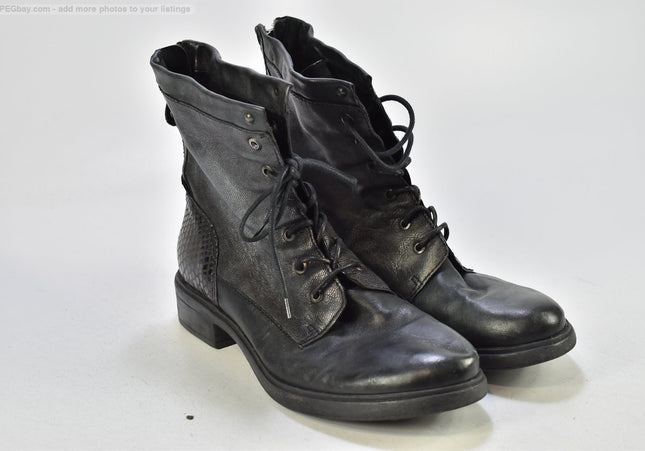 Mjus Damen Stiefelette Boots EUR 41 Nr. 25-B 723-gebrauchte schuhe-second hand-SchuhGebraucht