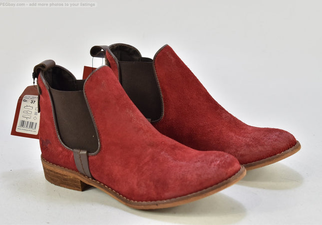 Mustang Damen Stiefelette Boots EUR 37 Nr. 25-B 589-second hand-gebrauchte Schuhe-SchuhGebraucht