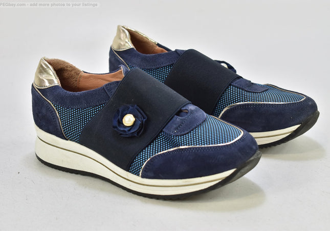 Peluci Damen Halbschuhe Slipper Ballerinas EUR 38 Nr. 25-U 1399 - Schuh-Gebraucht - Second-hand - gebrauchte Schuhe