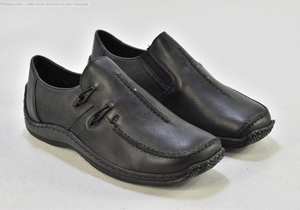 Rieker Damen Halbschuhe Slipper Ballerinas EUR 37 Nr. 25-T 758-gebrauchte schuhe-second hand-SchuhGebraucht
