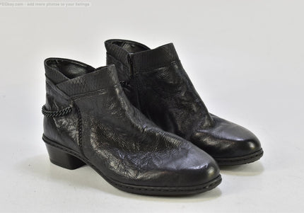 Rieker Damen Stiefelette Boots EUR 37 Nr. 25-B 592-second hand-gebrauchte Schuhe-SchuhGebraucht