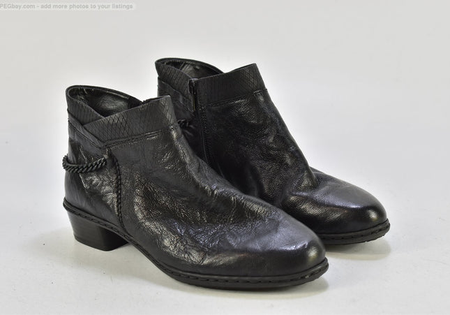 Rieker Damen Stiefelette Boots EUR 37 Nr. 25-B 592-second hand-gebrauchte Schuhe-SchuhGebraucht