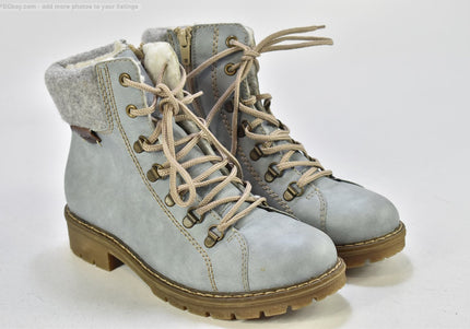 Rieker Damen Stiefelette Boots EUR 37 Nr. 25-B 712-gebrauchte schuhe-second hand-SchuhGebraucht