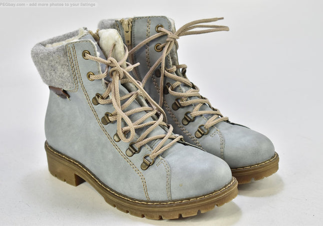 Rieker Damen Stiefelette Boots EUR 37 Nr. 25-B 712-gebrauchte schuhe-second hand-SchuhGebraucht