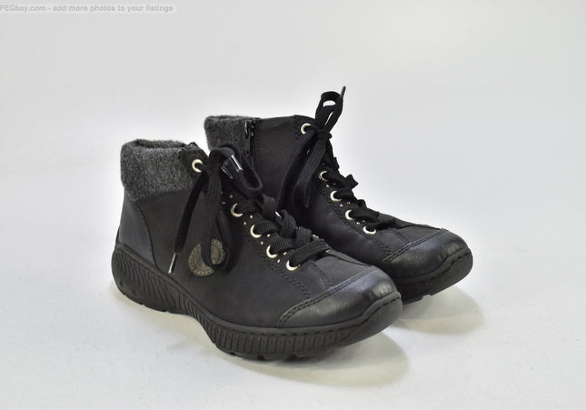 Rieker Damen Stiefelette Boots EUR 38 Nr. 25-B 703-gebrauchte schuhe-second hand-SchuhGebraucht