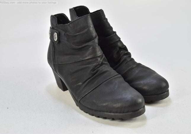 Rieker Damen Stiefelette Boots EUR 38 Nr. 25-B 749-gebrauchte schuhe-second hand-SchuhGebraucht