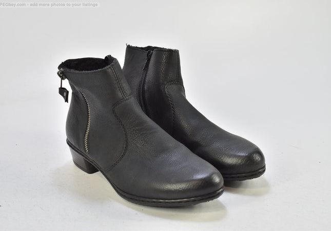 Rieker Damen Stiefelette Boots EUR 38 Nr. 25-B 761-gebrauchte schuhe-second hand-SchuhGebraucht