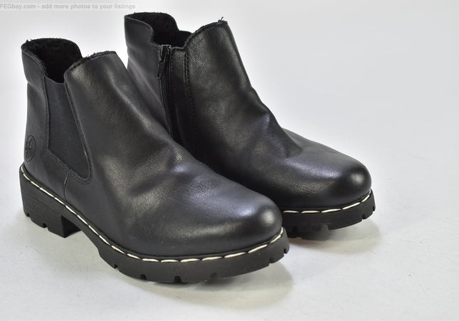 Rieker Damen Stiefelette Boots EUR 39 Nr. 25-B 719-gebrauchte schuhe-second hand-SchuhGebraucht